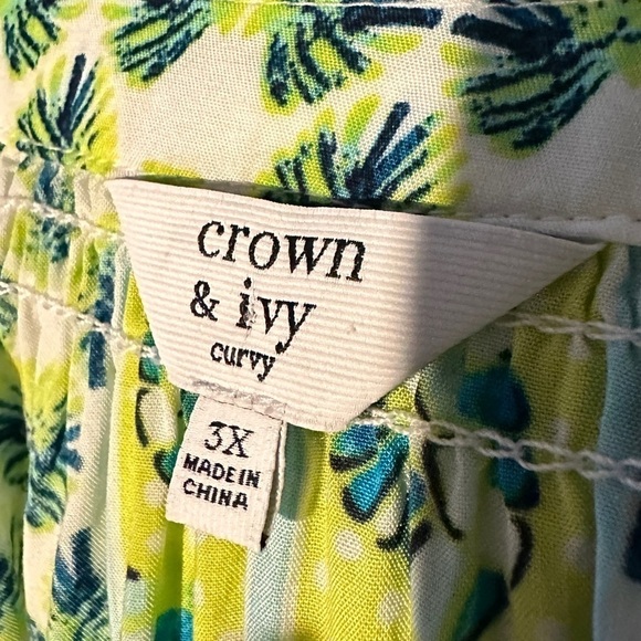 Tropical Print Blouse - Picture 3 of 7
